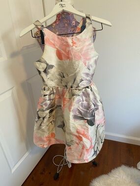 Zunie Nordstrom girls floral dress 12 New